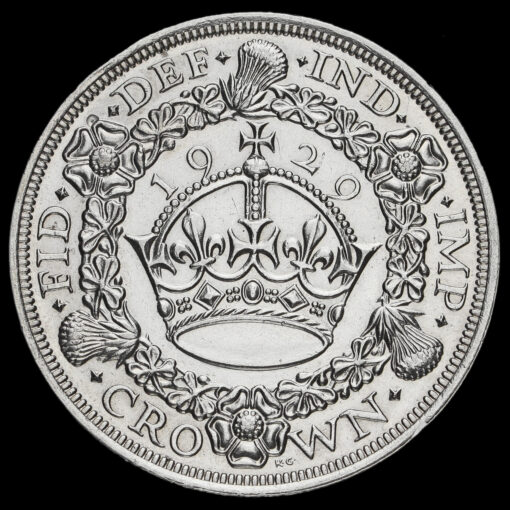 1929 George V Silver Wreath Crown, Scarce - Image 2