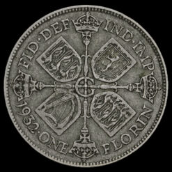 1932 George V Silver Florin Reverse