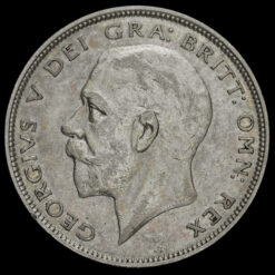1934 George V Silver Half Crown Obverse