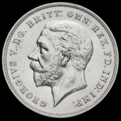 1935 King George V Rocking Horse Silver Jubilee Crown Obverse