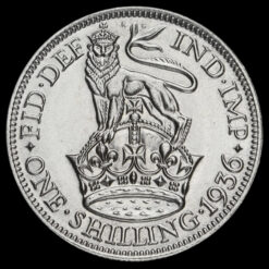1936 George V Silver Shilling Reverse