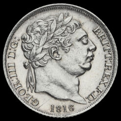 1816 George III Milled Silver Sixpence Obverse