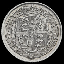 1816 George III Milled Silver Sixpence Reverse