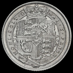 1817 George III Milled Silver Sixpence Reverse