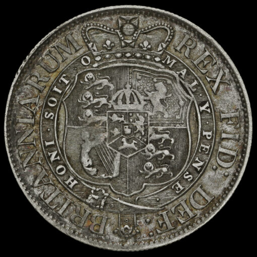 1819 George III Milled Silver Half Crown Reverse