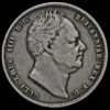 1836 William IV Milled Silver Half Crown Obverse