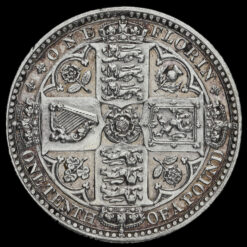 1849 Queen Victoria Godless Florin Reverse