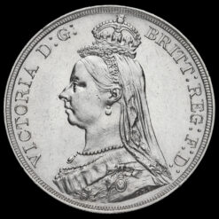 1887 Queen Victoria Jubilee Head Silver Crown Obverse