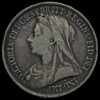 1893 Queen Victoria Veiled Head Silver LVI Crown Obverse