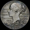 1897 Queen Victoria Official Diamond Jubilee Large Silver Medal Reverse