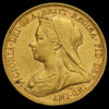 1897 Queen Victoria Veiled Head Gold Full Sovereign Obverse