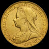 1900 Queen Victoria Veiled Head Gold Full Sovereign Obverse