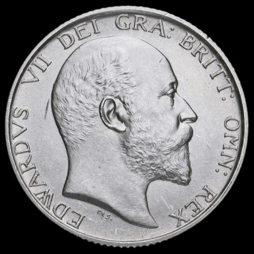 1902 Edward VII Silver Shilling Obverse
