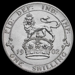 1902 Edward VII Silver Shilling Reverse