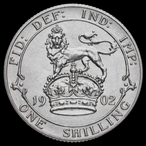 1902 Edward VII Silver Shilling Reverse