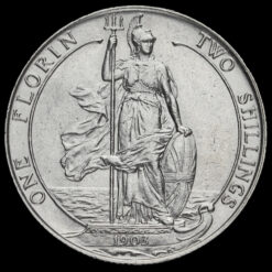 1903 Edward VII Silver Florin Reverse