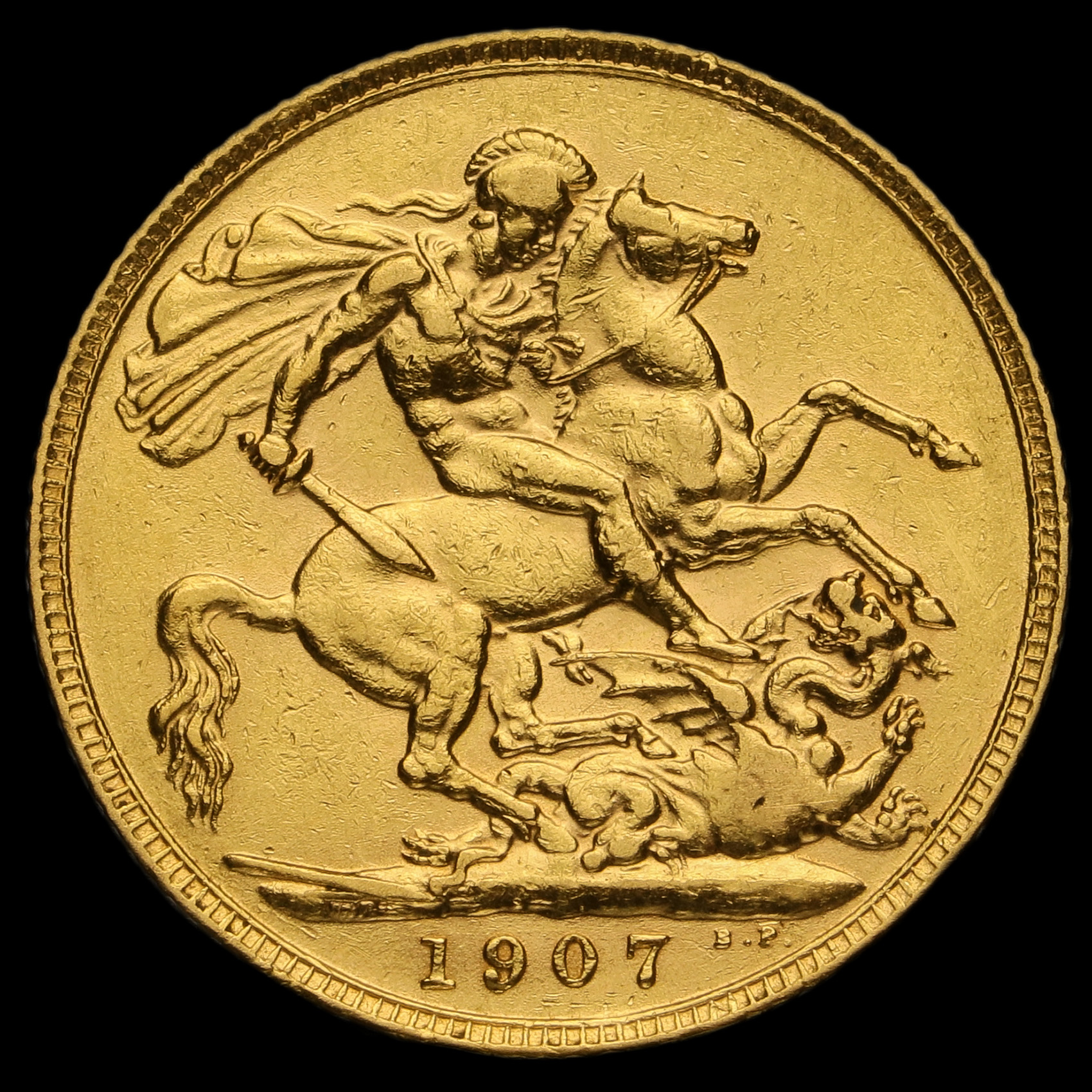 1907 Edward VII Gold Full Sovereign