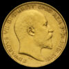 1908 Edward VII Gold Half Sovereign Obverse