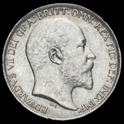 1909 Edward VII Silver Sixpence Obverse