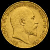 1910 Edward VII Gold Half Sovereign Obverse