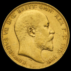 1910 Edward VII Gold Full Sovereign Obverse