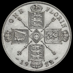 1922 George V Silver Florin Reverse