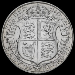 1926 George V Silver Half Crown Reverse
