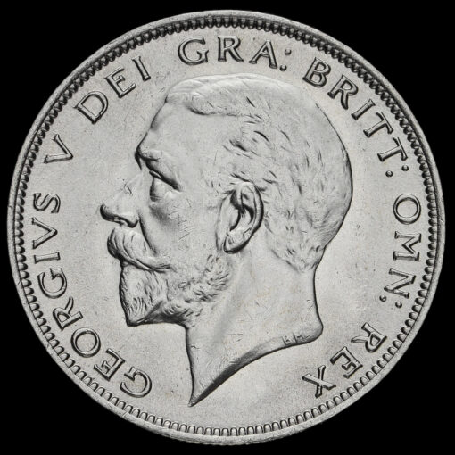1931 George V Silver Half Crown Obverse