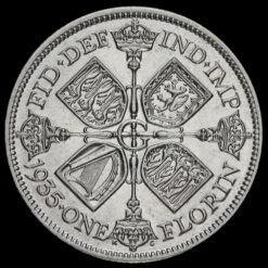 1935 George V Silver Florin Reverse