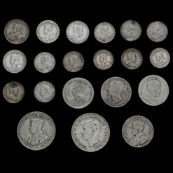 64 Grams of Circulated Australia & Canada .925 Silver Coins Obverse