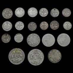 64 Grams of Circulated Australia & Canada .925 Silver Coins Reverse
