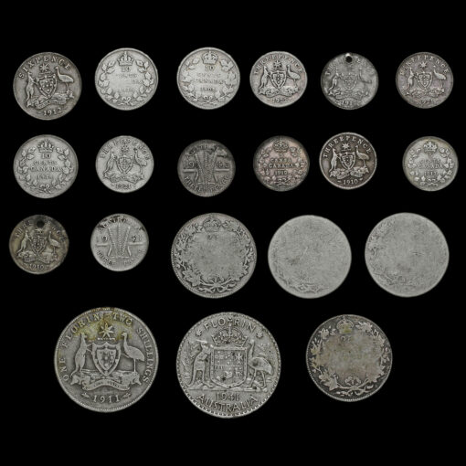 64 Grams of Circulated Australia & Canada .925 Silver Coins Reverse