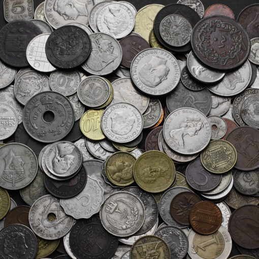 1 Kilogram of Assorted World Coins