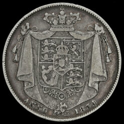 1834 William IV Milled Silver Half Crown Reverse