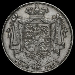 1836 William IV Milled Silver Half Crown Reverse