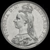 1887 Queen Victoria Jubilee Head Silver Crown Obverse