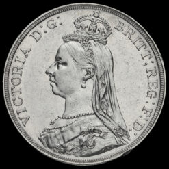 1887 Queen Victoria Jubilee Head Silver Crown Obverse