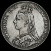 1887 Queen Victoria Jubilee Head Silver Crown Obverse