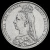 1892 Queen Victoria Jubilee Head Silver Shilling Obverse