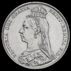 1892 Queen Victoria Jubilee Head Silver Shilling Obverse