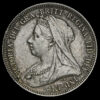 1893 Queen Victoria Veiled Head Silver Shilling Obverse