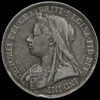 1896 Queen Victoria Veiled Head Silver LIX Crown Obverse