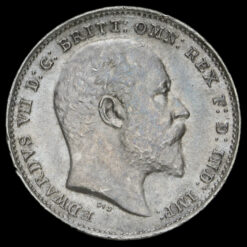 1902 Edward VII Silver Threepence Obverse