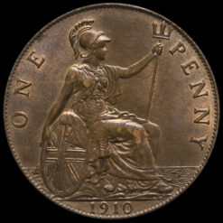 1910 Edward VII Penny Reverse