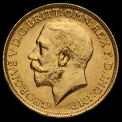 1913 George V Gold Full Sovereign Obverse