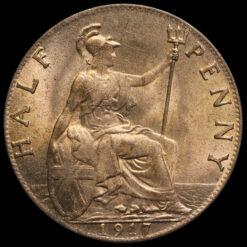 1917 George V Halfpenny Reverse