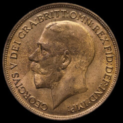 1918 George V Penny Obverse