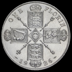 1926 George V Silver Florin Reverse