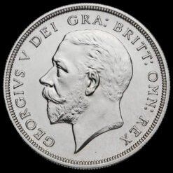 1927 George V Silver Proof Wreath Crown Obverse