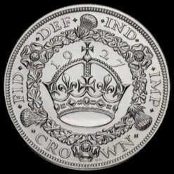 1927 George V Silver Proof Wreath Crown Reverse